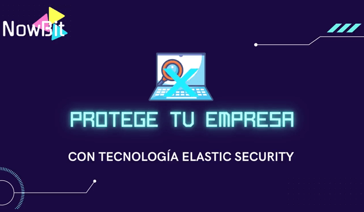 Nowbit logo seguridad, elastic security